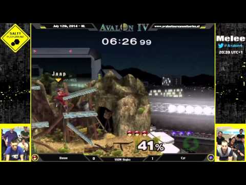Avalon IV - Baxon vs Cyr - SSBM Singles Losers Semi Final