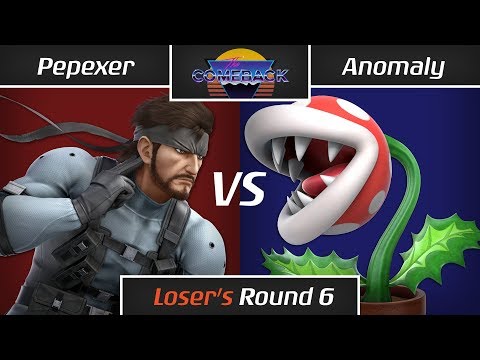 Pepexer (Snake) vs Anomaly (Piranha Plant/Mario) - Losers Round 6 - The Comeback 29