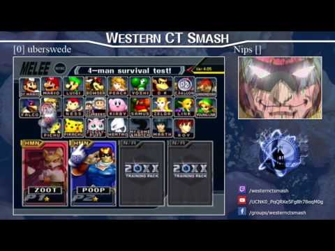 WCSU  Smash #15 Uberswede (Peach/Falco) vs. Nips (Falcon) SSBM Losers Round 5
