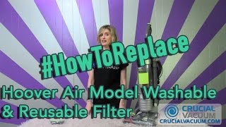Hoover Air Model UH70400 & UH72400 Primary Washable and Reusable Filter Replacement Part # 303903001