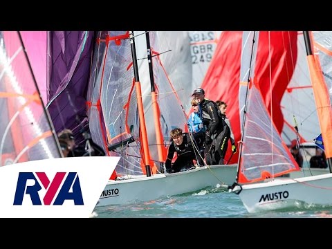 "Sunshine & Shifty Conditions" 29er & RS:X - RYA Youth Nationals 2017  Day 1
