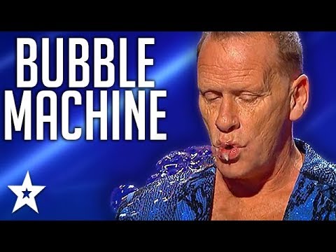 Human REGURGITATOR Blows FIRE Bubbles On Romania's Got Talent! | Got Talent Global