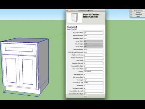 Opening the Dynamic Component Options Window