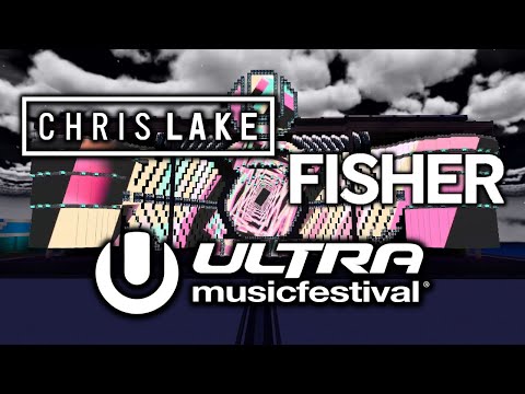 Chris Lake B2B FISHER - Ultra Music Festival 2023 Minecraft Edition (FAN MADE)