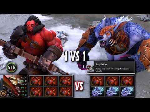 Axe vs Ursa (1.5K Armor vs 50K Damage) | How can 50k Damage beat 1.5k armor?