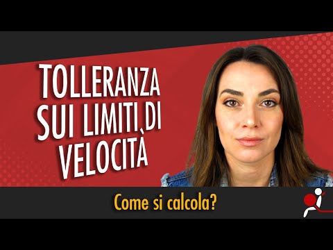 TOLLERANZA SUI LIMITI DI VELOCITÀ: come si calcola?