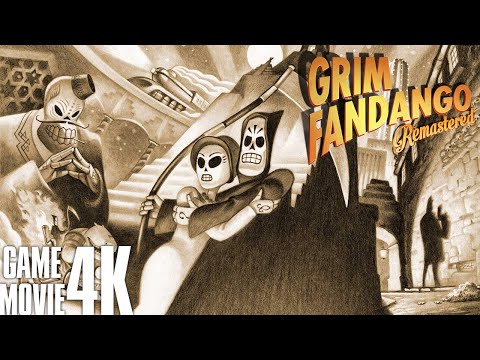 Grim Fandango Remastered | Game Movie (4k60fps)