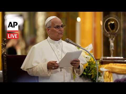 LIVE: Pope Leo XIV visits UN World Food Program headquarters in Rome