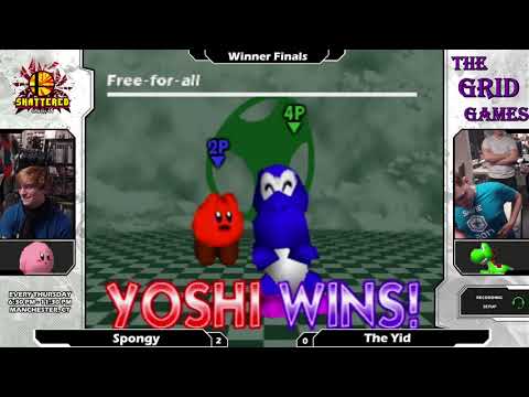 Smash 64: Spongy (Kirby) V The Yid (Yoshi) - Shattered 90 Tourney