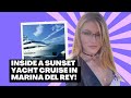 Inside a Sunset cruise on a Yacht in Marina Del Rey!