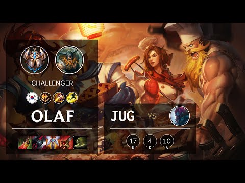 Olaf Jungle vs Trundle - KR Challenger Patch 10.13