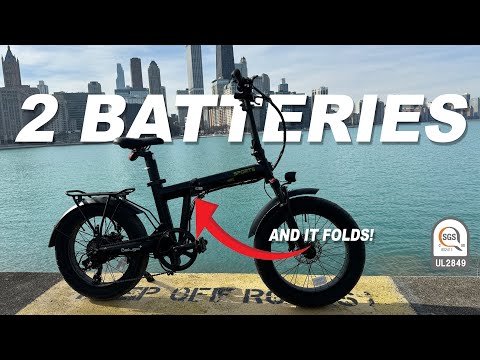 ¡Menuda bici! QualiSport Beluga+, bicicleta eléctrica plegable con doble batería