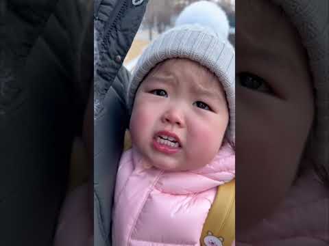 a baby who is a thirsty dog