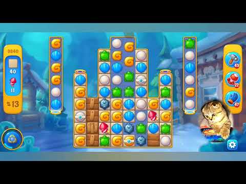 Fishdom 2022, no Boosters,   9840   level  -  прохождение без бустеров,   9840  уровень.