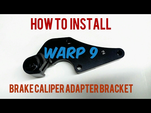 How to install a Warp 9 adapter bracket