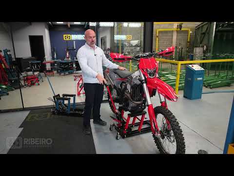 Mini Elevador Hidráulico até 680kg Azul REMOHI02 para Motocicleta RIBEIRO-9436 - Vídeo