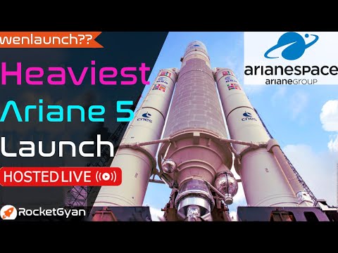 [Liftoff: 8:50] Heaviest Ariane 5 Launch LIVE | Arianespace Launch Ariane 5 LIVE | FLIGHT VA255 |