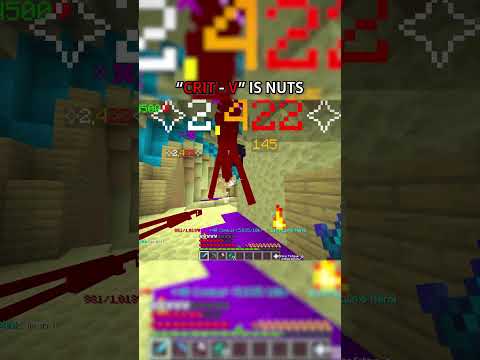 JoshiyQT - "CRITICAL V" IN MINECRAFT HYPIXEL IS NUTS!  😨🥜