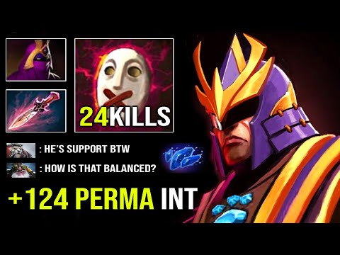 When You Got Carried by a Support | WTF +124 Perma INT Silencer 100% Pure Glaives DPS Dota 2