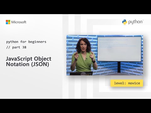 JavaScript Object Notation JSON | Python for Beginners 38 of 44