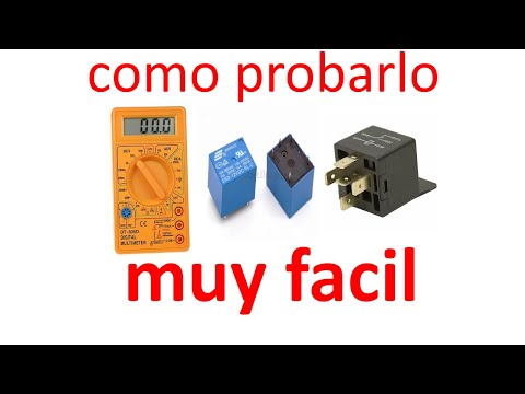 ✅ Como Probar un RELAY de cualquier tipo (muy fácil)