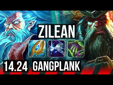 ZILEAN vs GANGPLANK (TOP) | NA Master | 14.24