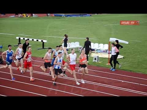 Prvenstvo Srbije u atletici 2018 - 800m muškarci FINALE 🇷🇸