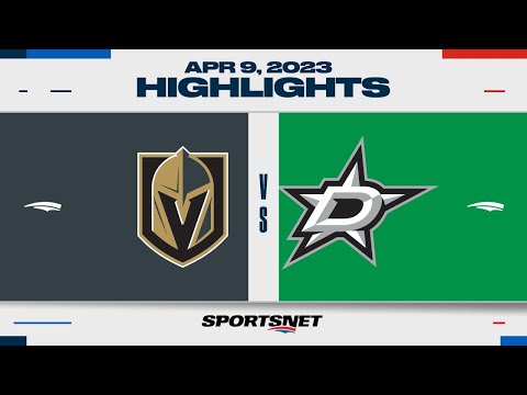 NHL Highlights | Golden Knights vs. Stars - April 8, 2023