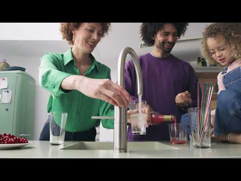 Quooker Boiling Hot Water Tap 3FRBLK - Black Video 1