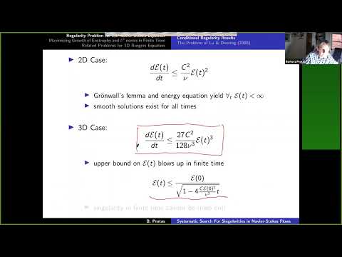TURW03 | Dr. Bartosz Protas | Systematic Search For Singularities in 3D Navier-Stokes Flows