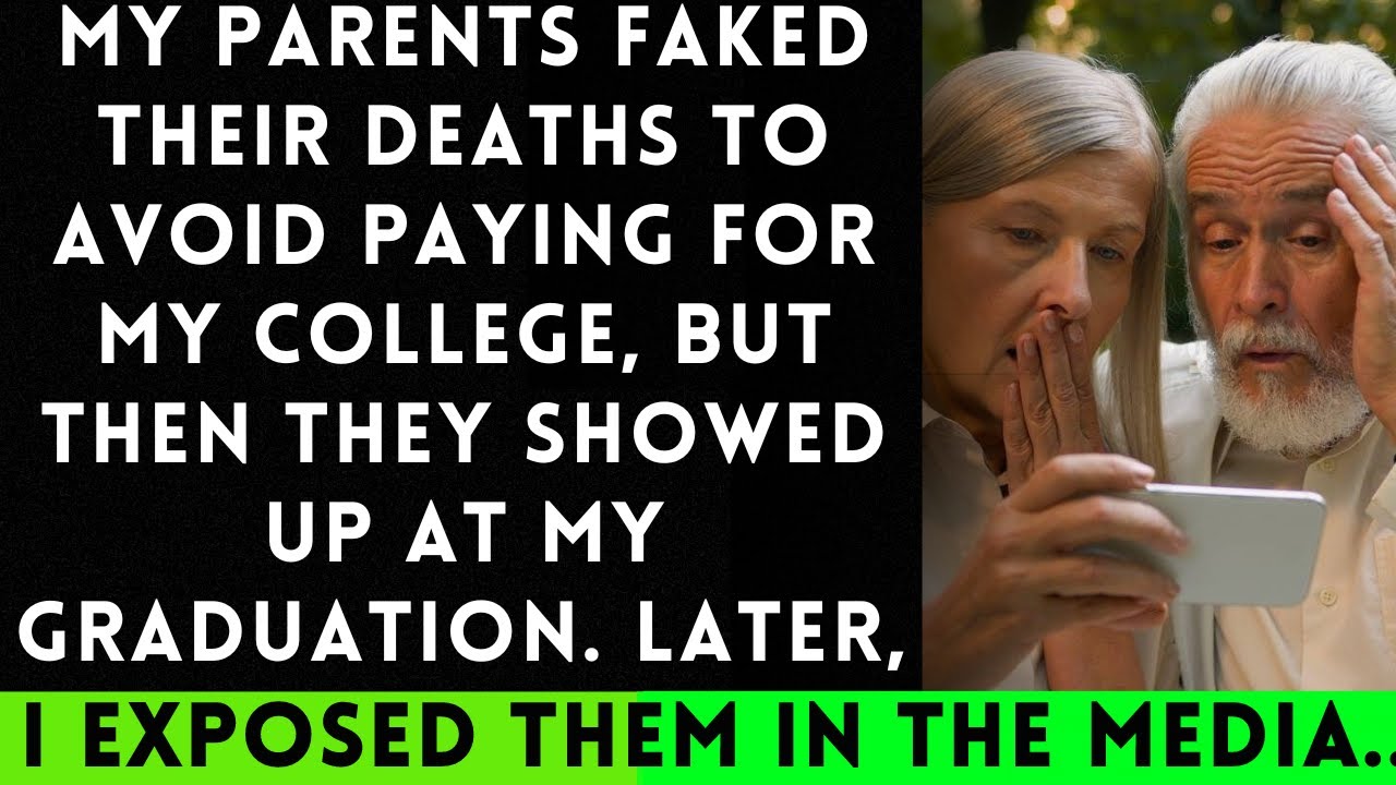 My Parents Faked Their Deaths to Dodge My College Tuition, Then Reappeared at Graduation...