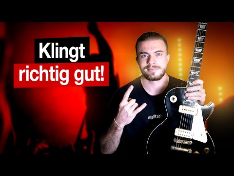 Simple rock riff for beginners (guitar)