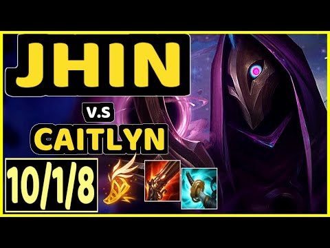 REKKLES (JHIN) vs CAITLYN - 10/1/8 KDA BOTTOM ADC CHALLENGER GAMEPLAY - EUW