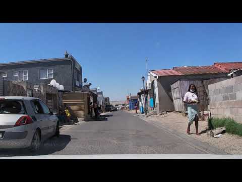 JOE SLOVO INFORMAL SETTLEMENT VISITED -  CAPE TOWN. SOUTH AFRICA.