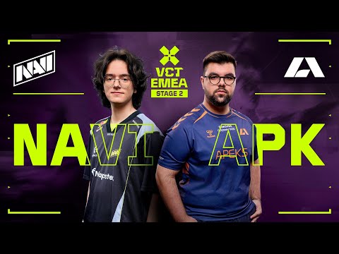 NAVI vs. APK - VCT EMEA 2025 Stage 2 - W1 D1 - Map 1
