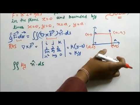 Stokes Theorem Concept with Numericals [Part 1] || Engineering Maths Video