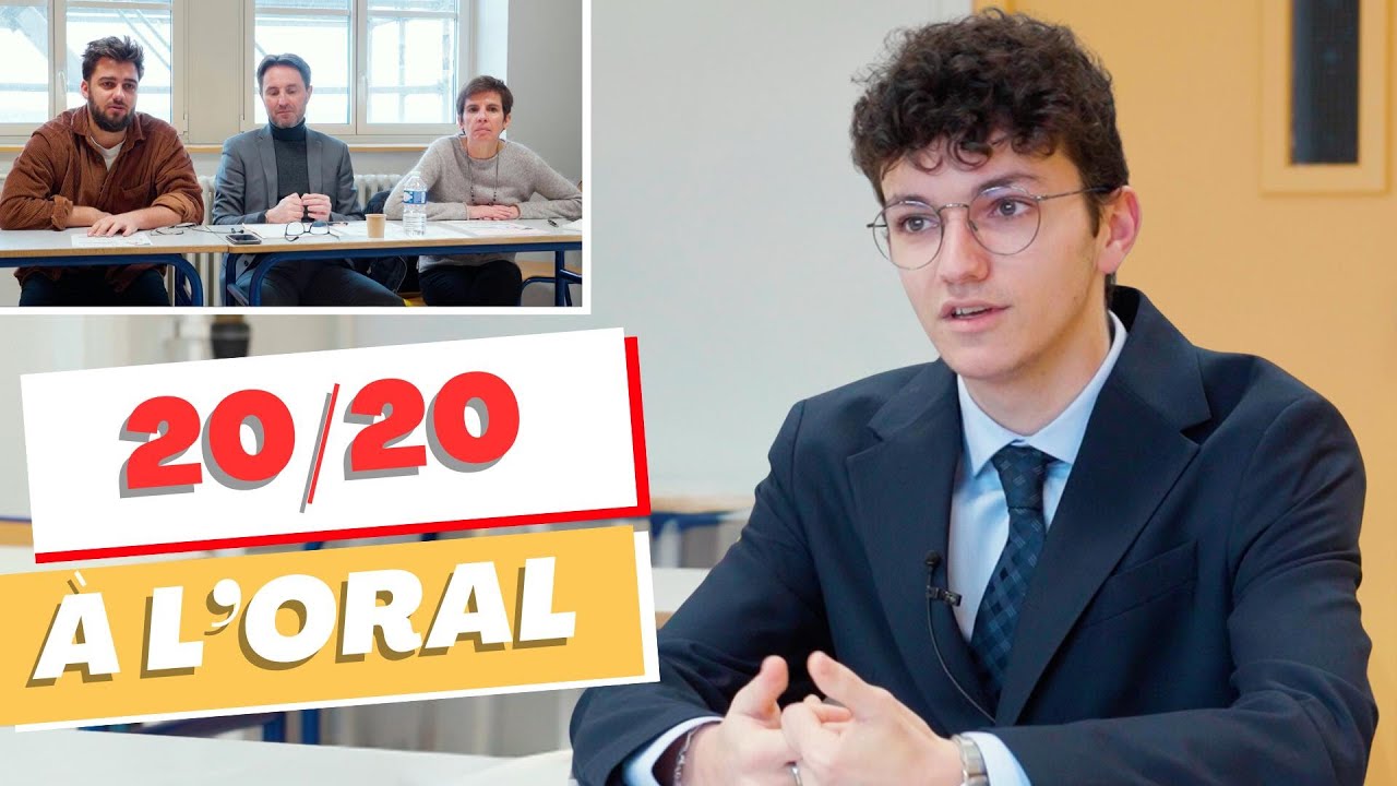 L'ENTRETIEN POUR AVOIR 20/20 AUX ORAUX ! (le mec trop à l'aise)