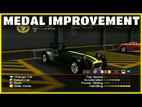 PGR2 - Caterham 7 Medal Improvement - Overtake Platinum
