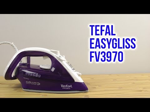 Утюг Tefal Easygliss FV3970 фиолетовый - Видео