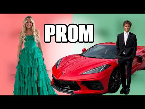 Prom Night x2 | Dress Reveal + Corvette Surprise