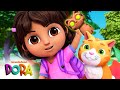 Play Hide And Seek With Dora And Lucky The Kitty Full Scene Dora Friends