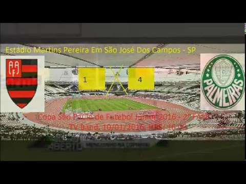 Copa São Paulo de Futebol 2016 Flamengo de Guarulhos Sp 1 x 4 Palmeira