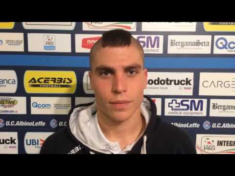 Post partita AlbinoLeffe vs Lumezzane - Francesco Agnello