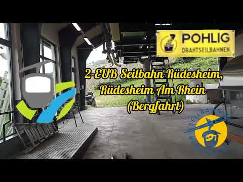2-EUB Seilbahn Rüdesheim, Rüdesheim Am Rhein (Bergfahrt)