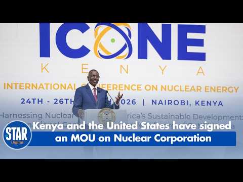 Kenya and the United States have signed an MOU on Nuclear Corporation