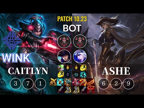 ES Wink Caitlyn vs Ashe Bot - KR Patch 10.23