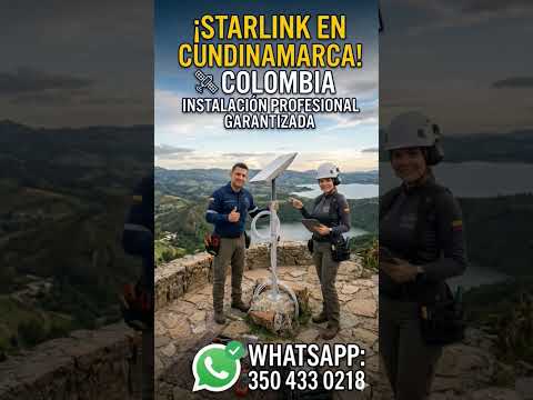 ​¡Internet Satelital Starlink en Cundinamarca! 🛰️ Conéctate sin límites donde otros no llegan.
