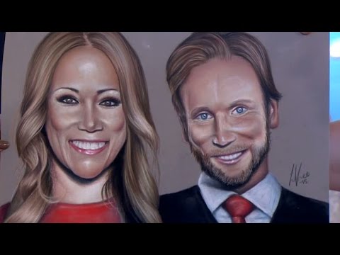 Så fina blev porträtten på Tilde och Peter! - Nyhetsmorgon (TV4)