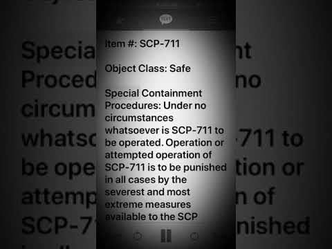 Scp 711 Paradoxical Insurance Policy