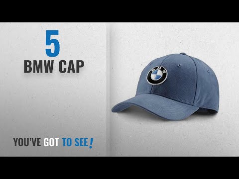 Top 10 Bmw Cap [2018]: BMW Genuine Collection Emblem Peaked Cap Adjustable Hat Steel Blue